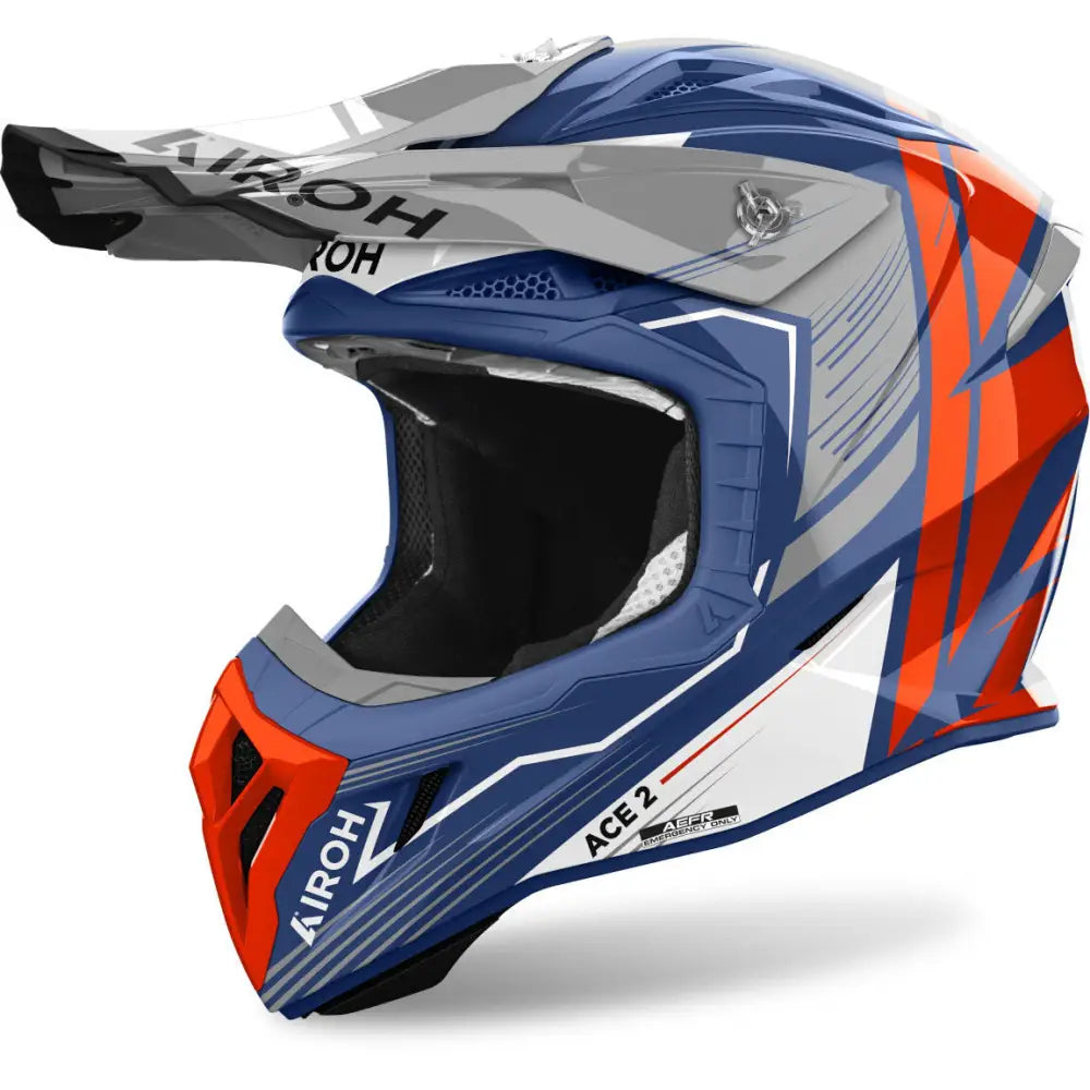 Casque Moto AIROH Aviator Ace 2 Carbon Gloss - Taille M - Homologué ECE 22-06