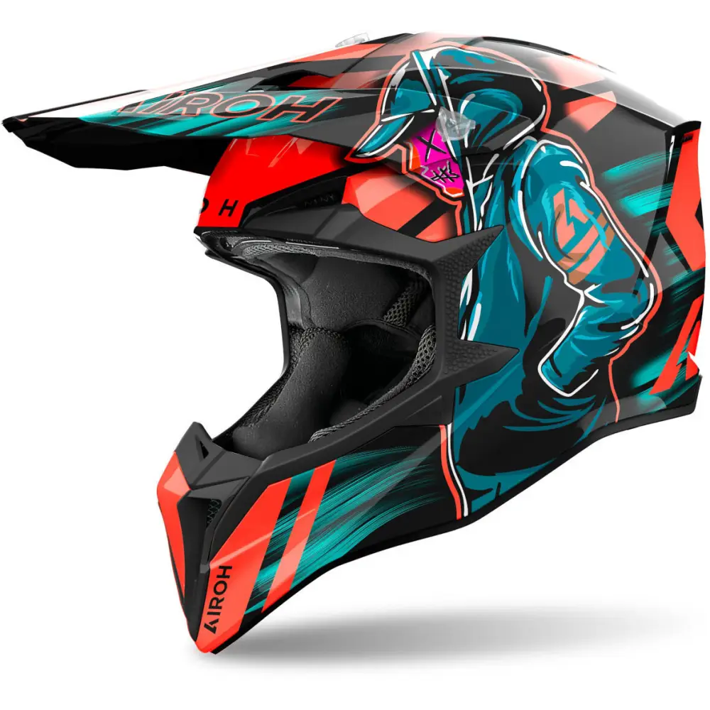 Helmet spares Airoh Wraaap Lollipop gloss peak in stock