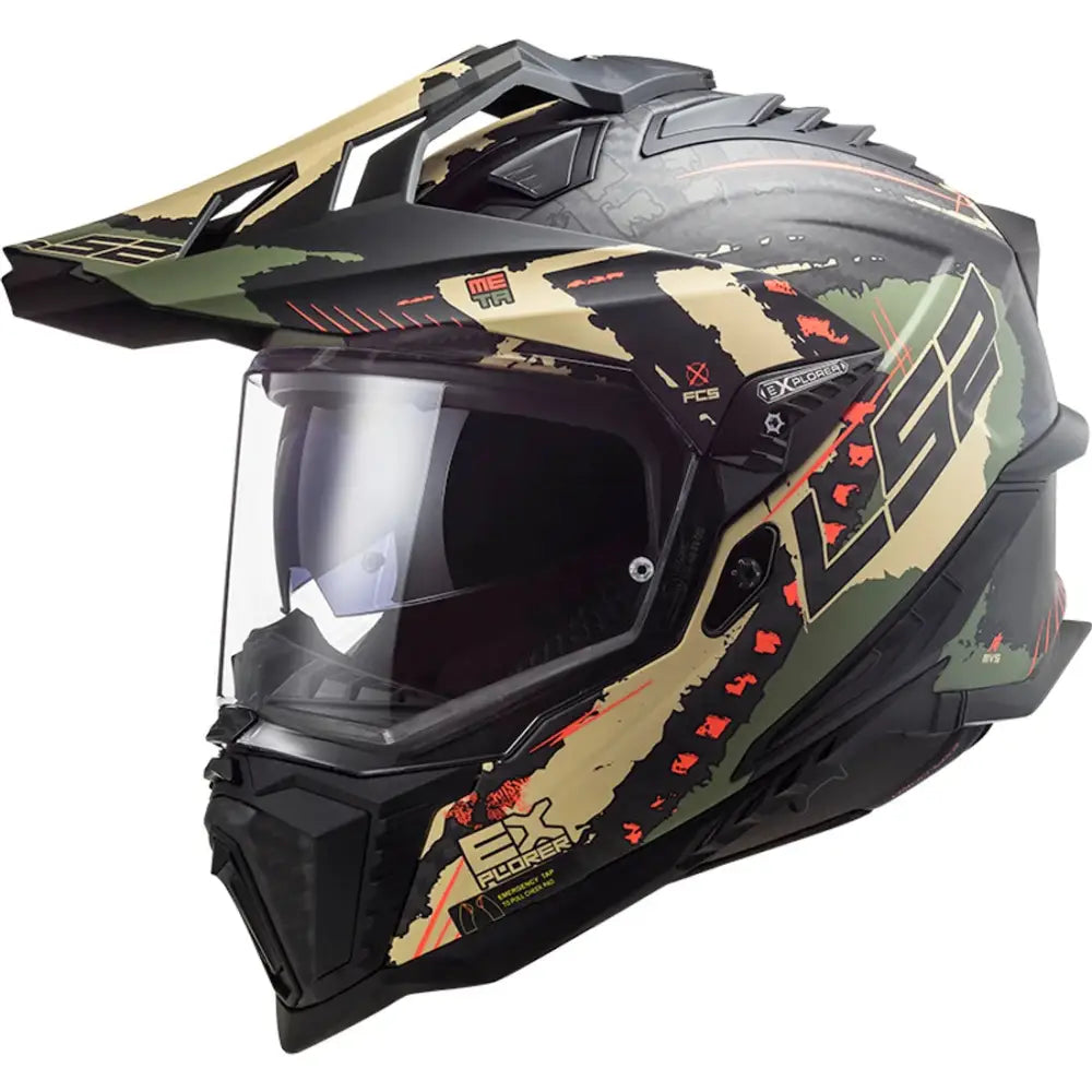 Casco LS2 MX701 Explorer Carbon 22.06 Extend Moto Rad Mexico