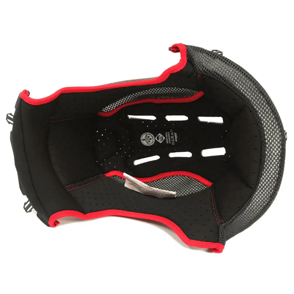 Accesorio Casco Negro Rojo Forro Interior Nolan Comfort - Casco N40 Full  Face Casco Nolan, image size:1000x1000