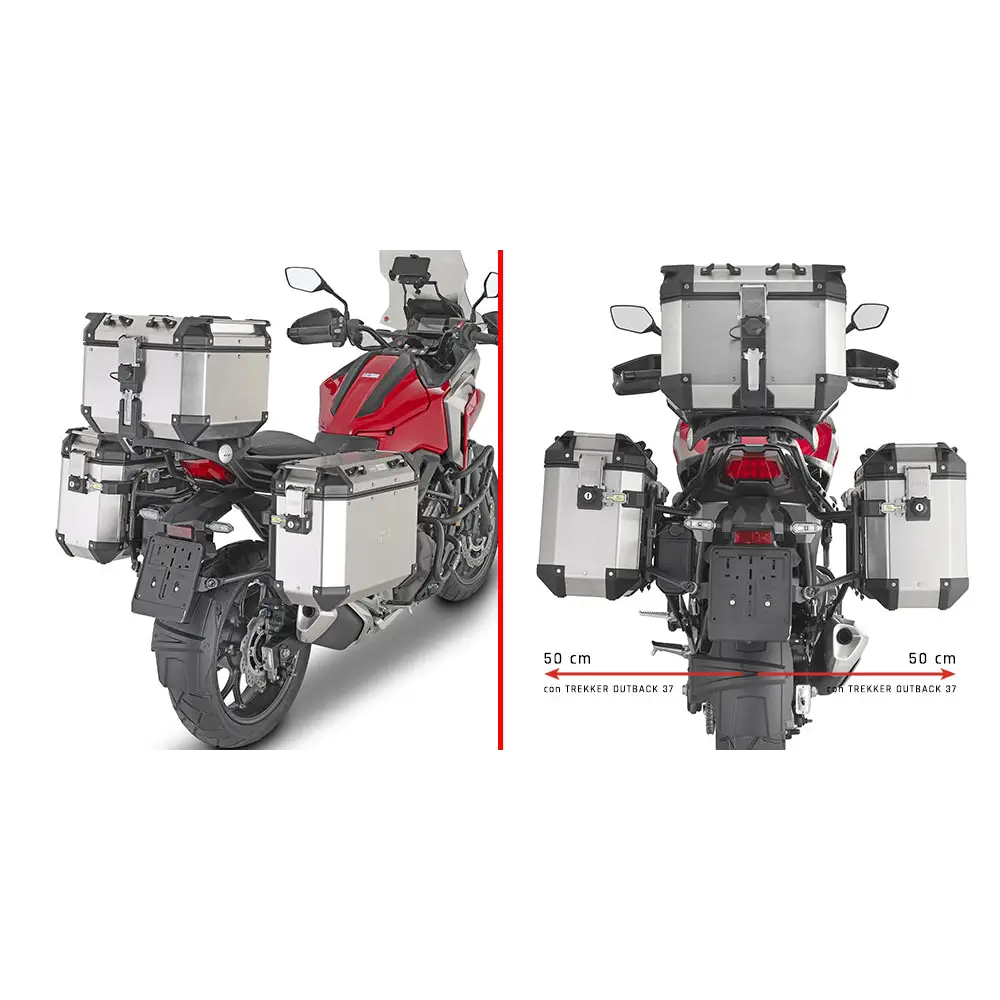 Kit de Herrajes Givi PLO1192CAM Monokey Honda NC750X 21-25 Moto