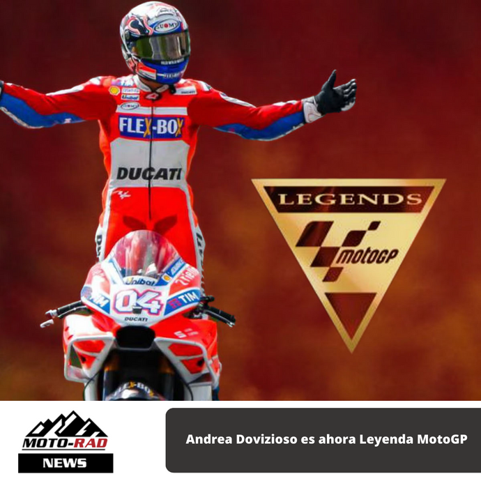 Andrea Dovizioso es oficialmente Leyenda MotoGP