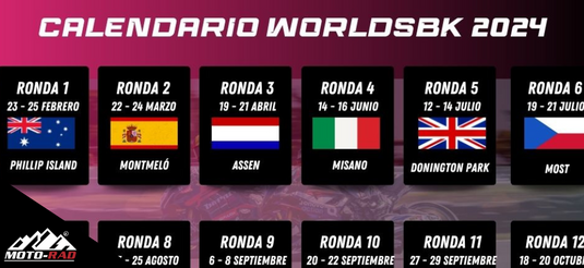 Calendario Superbike 2024