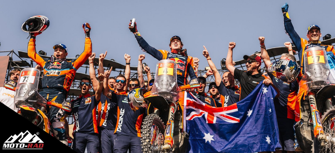 Daniel Sander Gana Dakar 2025 junto con KTM