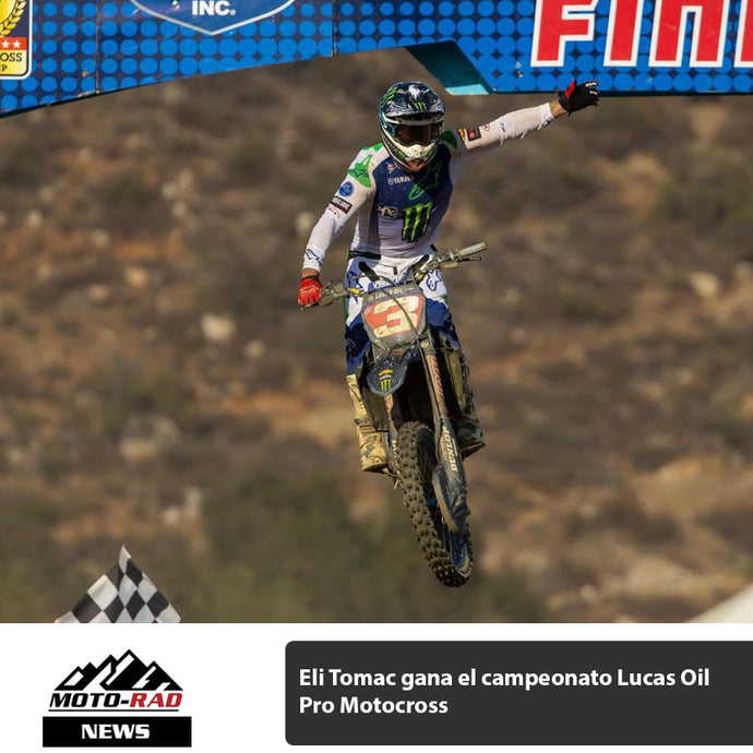 Eli Tomac gana Campeonato Pro Motocross