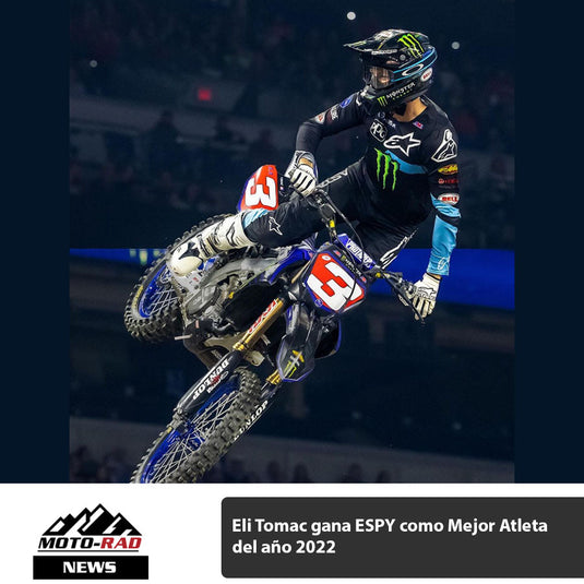 Eli Tomac Gana Mejor Atleta en Deportes de Accion Masculinos