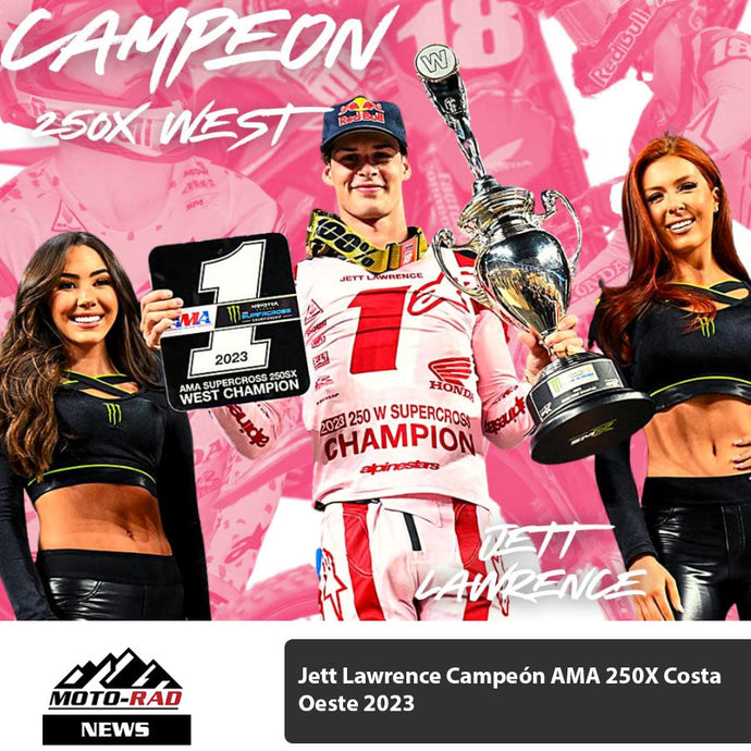 Jett Lawrence Campeón AMA Supercross 250X Costa Oeste 2023