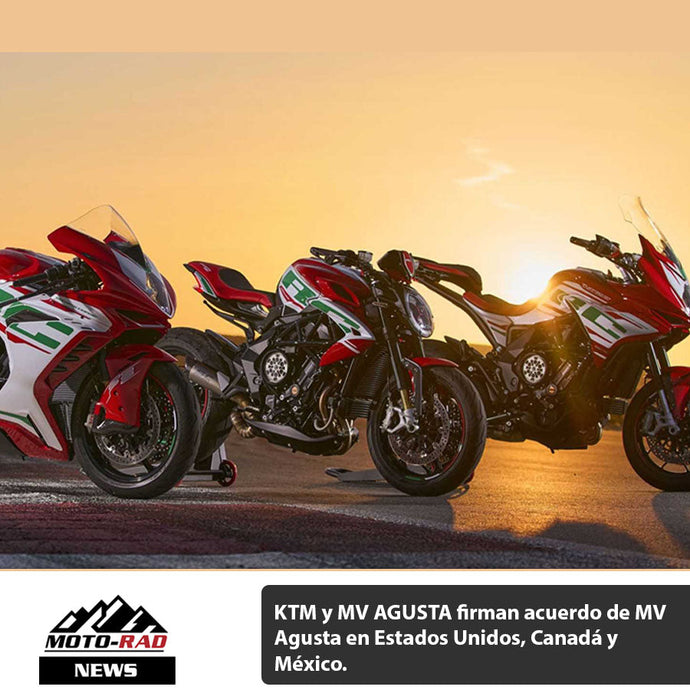 KTM  distribuirá MV AGUSTA en Norte America