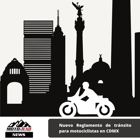 Nuevo reglamento de tránsito para motociclista en la Ciudad de México