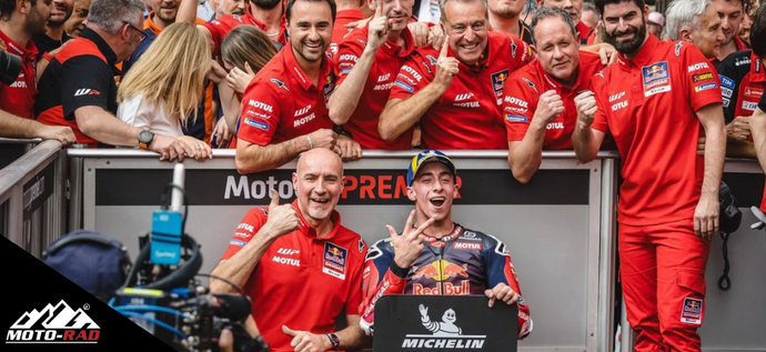 Pedro Acosta logra su primer podio en MotoGP