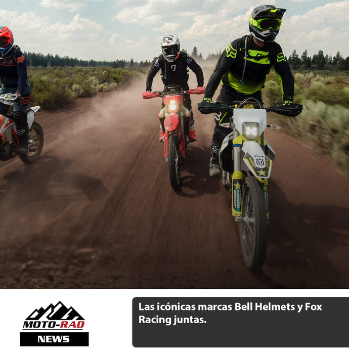 Las marcas icónicas Fox Racing y Bell Helmets juntas