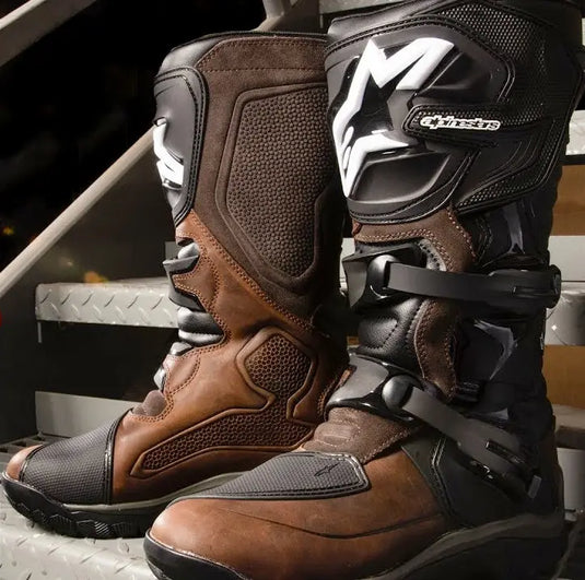 Botas de Piel para Motociclista