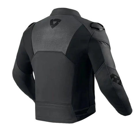 Chamarra de Piel REV’IT! Argon 3 Black/White