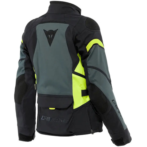 Chamarra de Mujer Dainese Carve Master 3 Gore-Tex Black/Ebony/Fluo-Yellow