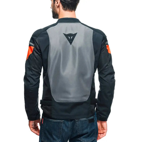 Chamarra Dainese Air Fast Tex Black/Gray/Fluo Red