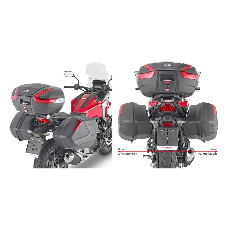 Kit de Herrajes para Maletas Laterales V35/V37 Givi PLX1192 Monokey®, Honda NC750X 2021-2024