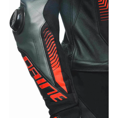 Traje de Pista 2 Piezas Dainese Laguna Seca 5 Black/Grey/Neon-Red