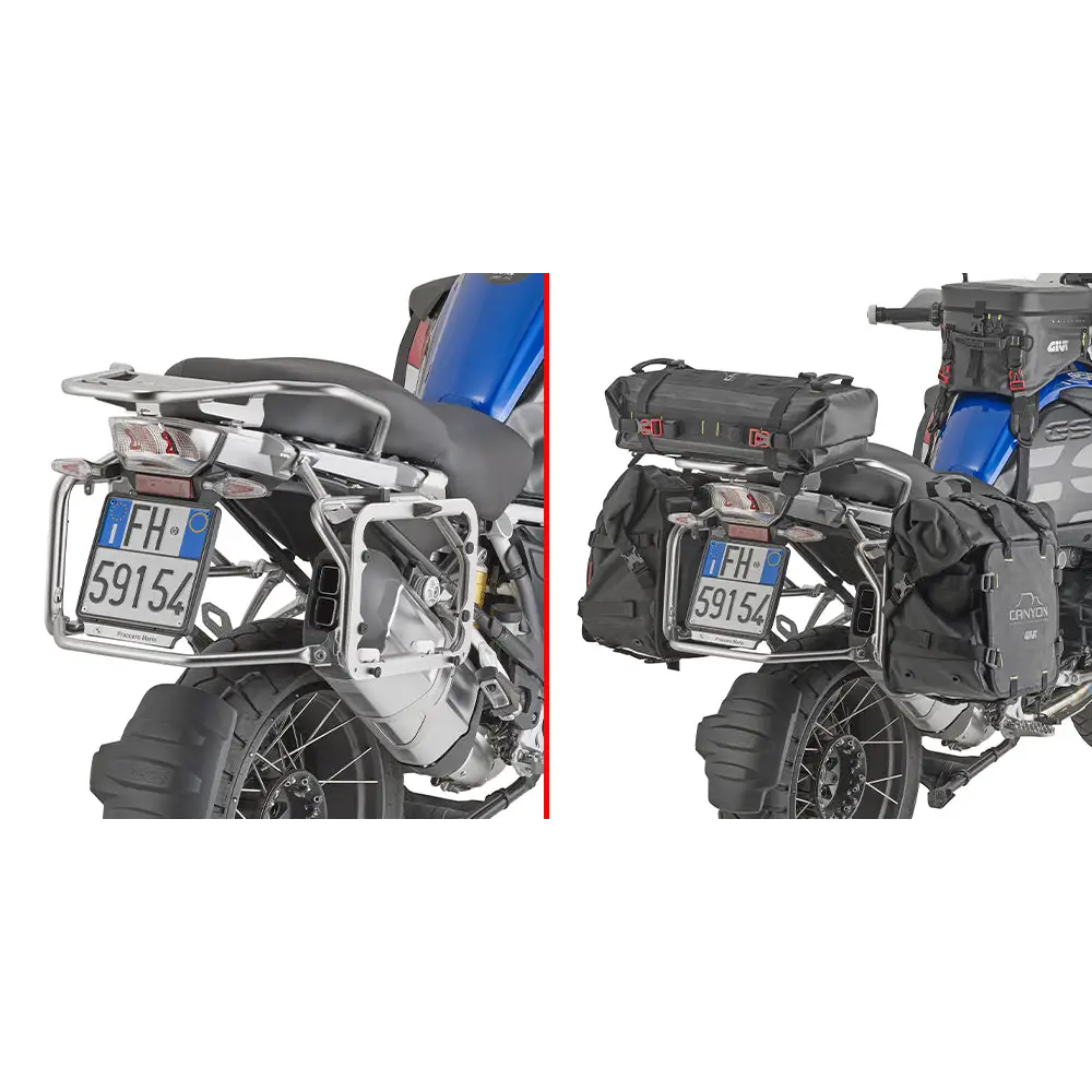 Adaptador Givi PL5112B para Maletas Laterales Givi con Herrajes OEM, BMW R1250GS Adventure 2019-2024