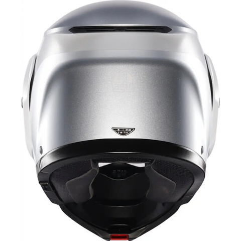 Casco AGV Streetmodular Levico Matt Silver/Light Grey