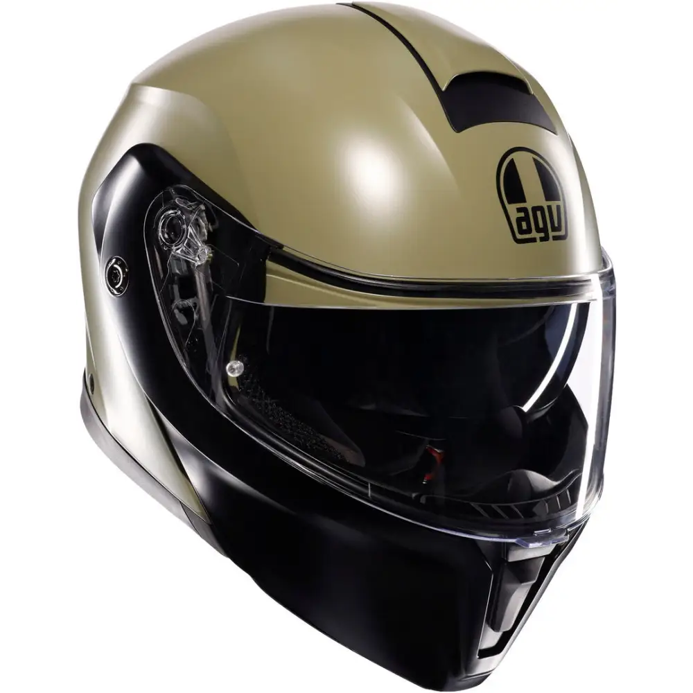 Casco AGV Streetmodular Olive/Black