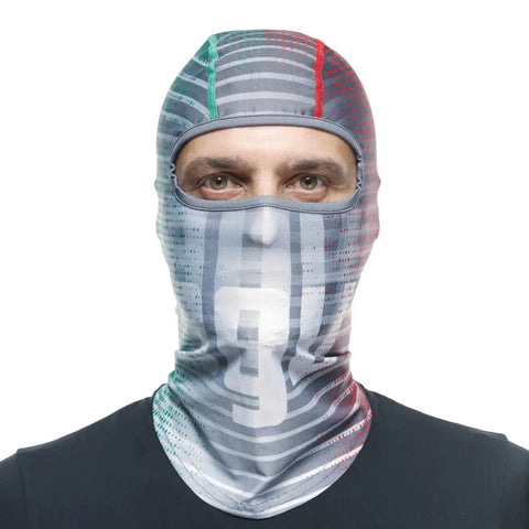 Balaclava Dainese AGV Silver/White/Red
