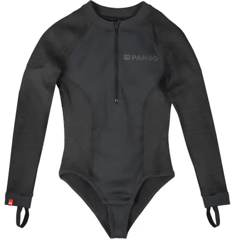 Body Base Layer de Protección para Mujer Pando Moto Shell WW 02, Black