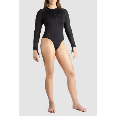 Body Base Layer de Protección para Mujer Pando Moto Shell WW 02, Black