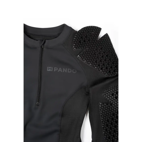 Body Base Layer de Protección para Mujer Pando Moto Shell WW 02, Black