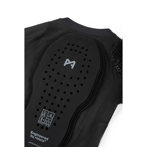 Body Base Layer de Protección para Mujer Pando Moto Shell WW 02, Black