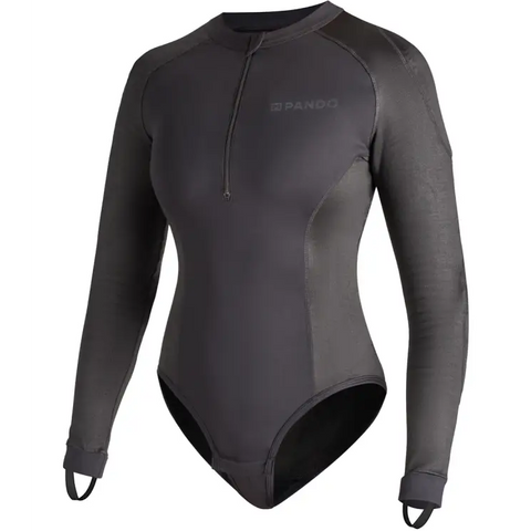 Body Base Layer de Protección para Mujer Pando Moto Shell WW 02, Black