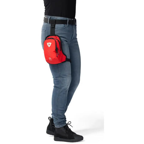 Bolsa de Pierna REV'IT! Node H2O 3L, Red/Black