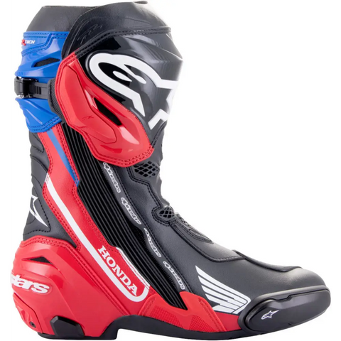 Botas Alpinestars Honda Supertech R Black/Bright Red/Blue