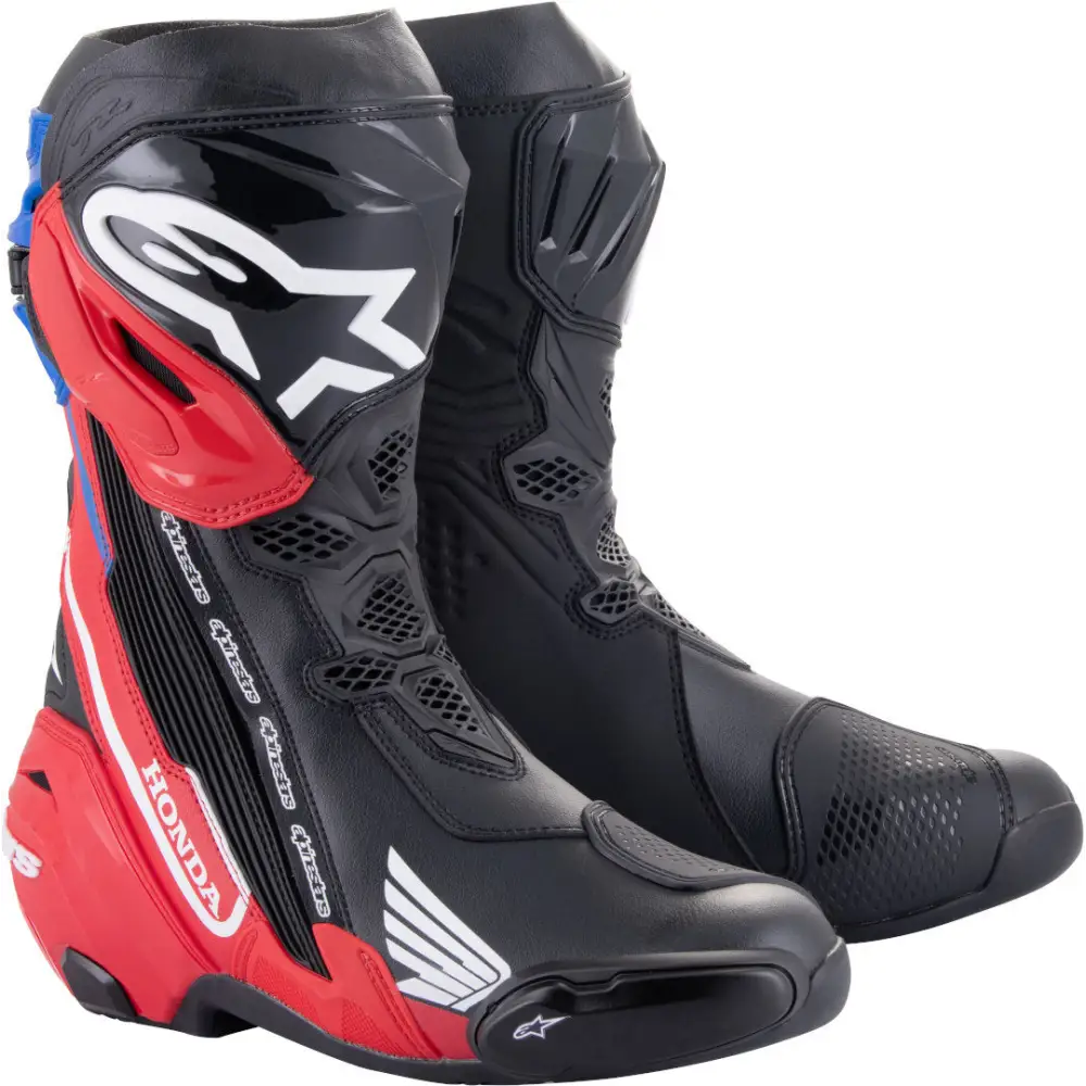 Botas Alpinestars Honda Supertech R Black/Bright Red/Blue