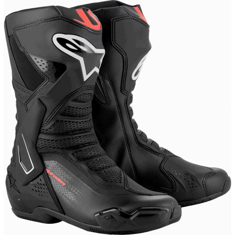 Botas Alpinestars SMX-6 V3 Black/Red Fluo