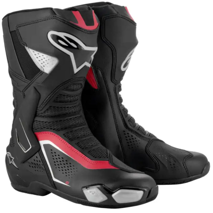 Botas Alpinestars SMX-6 V3 Vented Black/Silver/Red