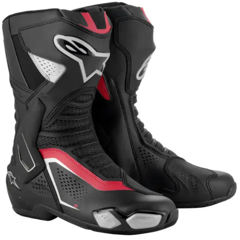 Botas Alpinestars SMX-6 V3 Vented Black/Silver/Red