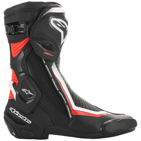 Botas Alpinestars SMX Plus v2 Black/White/Red Fluo