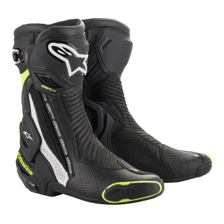 Botas Alpinestars SMX Plus v2 Vented Black/White/Yellow