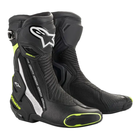 Botas Alpinestars SMX Plus v2 Vented Black/White/Yellow