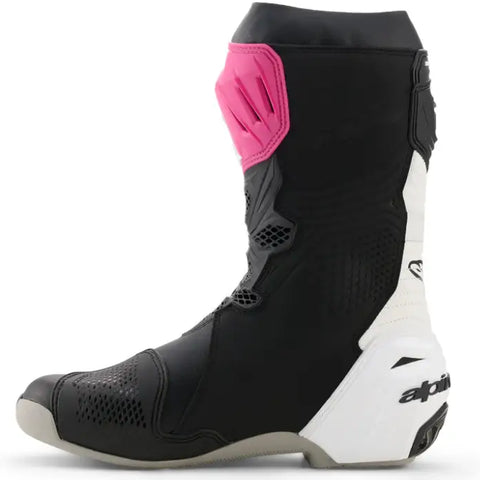 Botas Alpinestars Supertech R Black/Magenta/White/Yellow Fluo