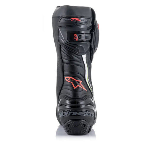 Botas Alpinestars Supertech R Black/White/Red Fluo/Yellow Fluo