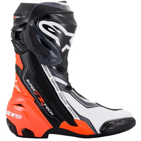 Botas Alpinestars Supertech R Black/Fluo Red/White/Grey