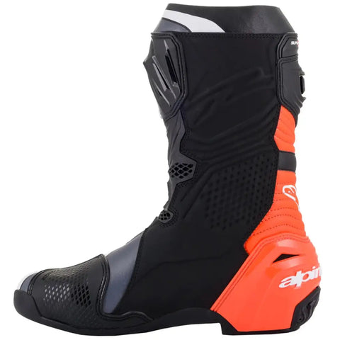 Botas Alpinestars Supertech R Black/Fluo Red/White/Grey