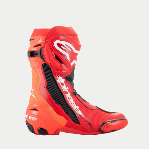 Botas Alpinestars Supertech R Bright Red/Red Fluo