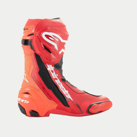 Botas Alpinestars Supertech R Vented Bright Red/Red Fluo