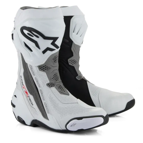 Botas Alpinestars Supertech R Vented White/Mid Gray/Black