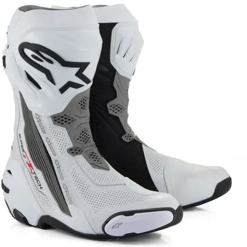 Botas Alpinestars Supertech R Vented White/Mid Gray/Black