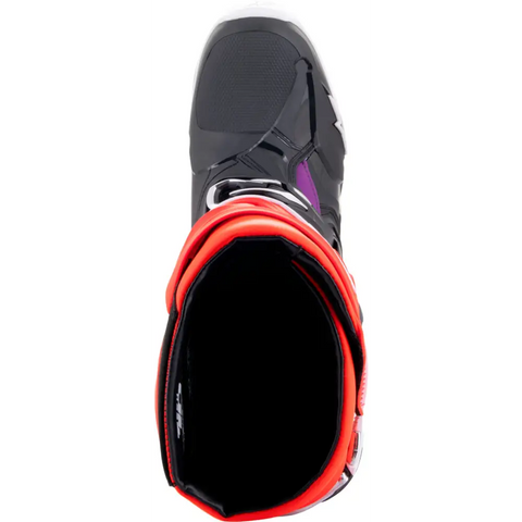 Botas Alpinestars Tech 10 Black/Red Fluo/Orange Fluo/White
