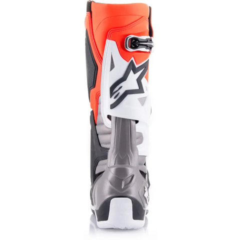 Botas Alpinestars Tech 10 Black/Red Fluo/Orange Fluo/White
