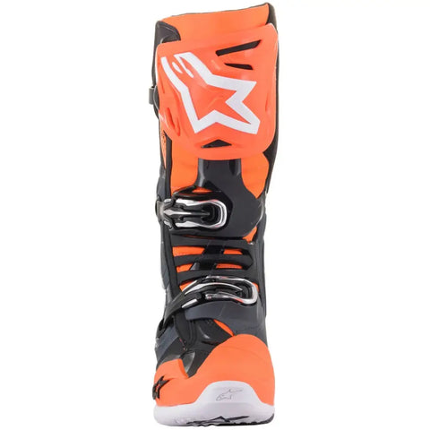 Botas Alpinestars Tech 10 Cool Gray/Orange Fluo